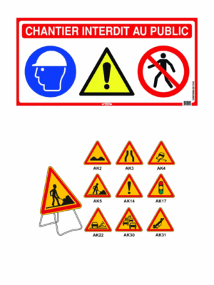 Panneaux de chantier