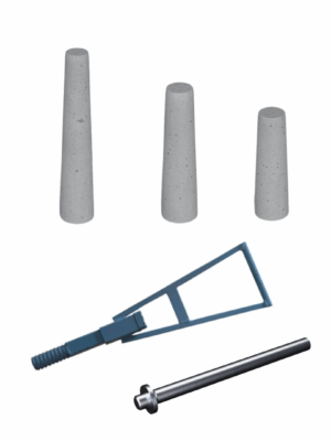 Cone béton + Extracteur de cone +Chasse cone 30cm