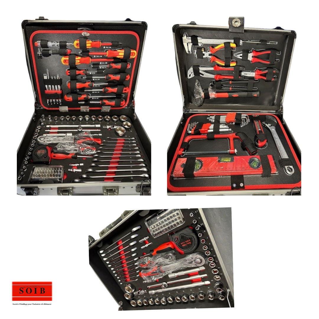 Mallette de maintenance - 130 outils