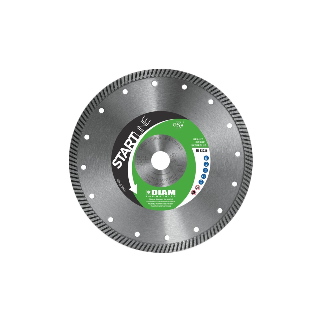 Disque à tronçonner Diamant - Axe déporté