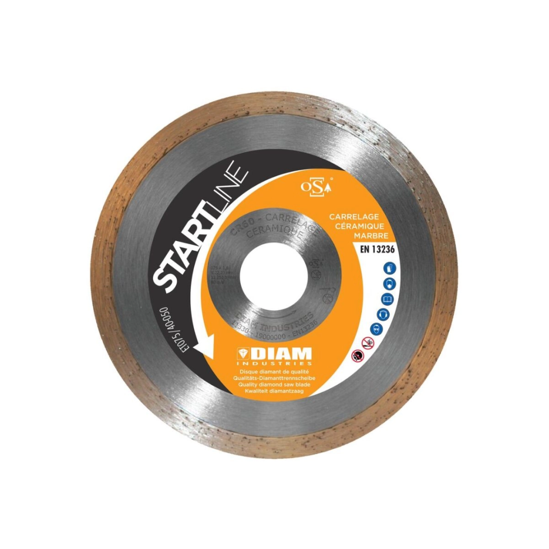 Disque à tronçonner Diamant - pour carrelage, céramique, marbre